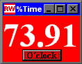 Dr. Winstead's Percentage Metric Time Clock